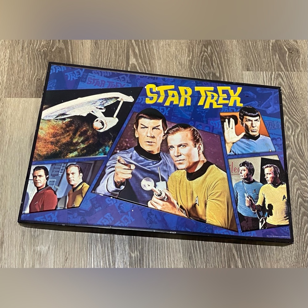 Aluminum Star Trek 3D Frame 24’ CBS Studios Movie Tv Show